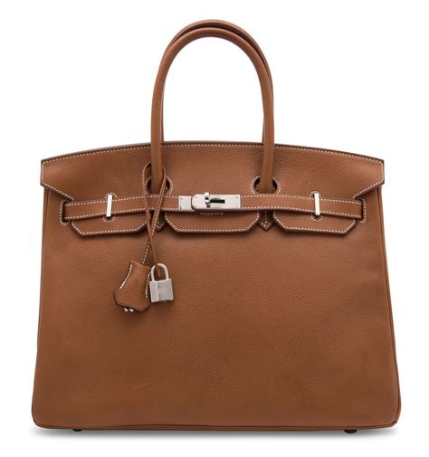 Hermès 35 Cm Fauve Barenia Leather Birkin 